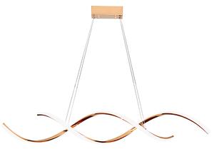 Toolight Toolight, LED stropné osvetlenie 110cm, 46W, 3000K, LHJ021-CP, ružové zlato, OSW-50009