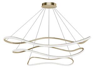 Toolight Toolight, stropné svietidlo 80cm, 24W, 3000K, LHJ018-CP3, zlatá, OSW-50008