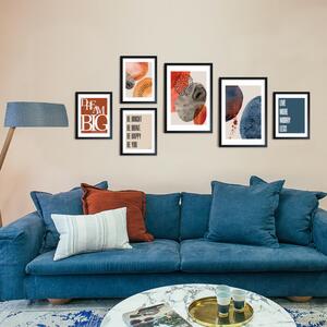 INSPIO-dibondový obraz - Moderný obraz na stenu v oranžových tónoch