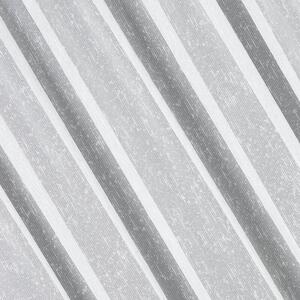 Biela záclona so striebornou niťou KELLY 300 x 250 cm