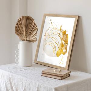 INSPIO-dibondový obraz - Obraz na stenu - zlatožlté listy