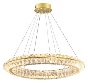 Toolight Toolight, LED stropné svietidlo 80cm, 45W, 4000 K, APP1769-CP, zlatá, OSW-04347
