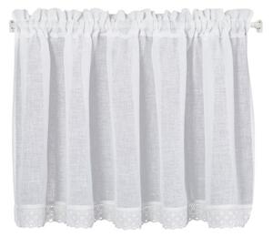 Biela záclona LISA 150x60 cm