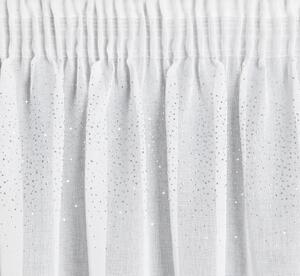 Biela záclona na páske NADINE 400x150 cm