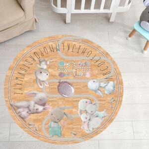 INSPIO-korkový koberec s menom - Detský koberec cesta, korkový koberec pre dievčatá