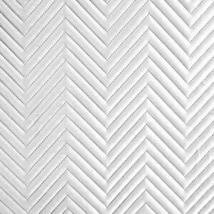 Dekorstudio Zamatový prehoz na posteľ SOFIA v bielej farbe Rozmer prehozu (šírka x dĺžka): 170x210cm