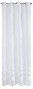 Biela záclona na krúžkoch EFIL 140x250 cm