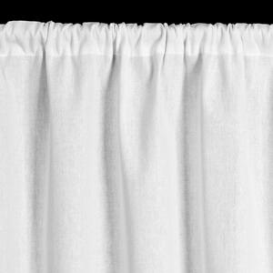 Biela záclona na páske VINCE 150x60 cm