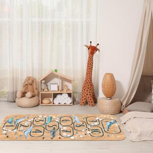 INSPIO-korkový koberec s menom - Detský korkový koberec s veľrybami - Skákacia škôlka