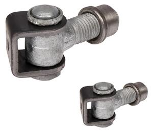 LOCINOX ® Navárací záves M16, 90°, nastaviteľný, čiastočne pozinkovaný