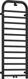 Deante Silia, kúpeľňový radiátor 500x1210 mm, 458W, čierna matná, DEA-AGI_NG41