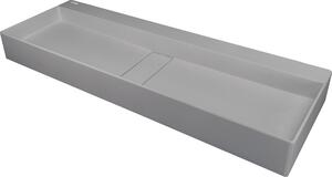 Deante Blur, granitové umývadlo na dosku 1000x400x120 mm, šedá metalíza, DEA-CQB_SU1S
