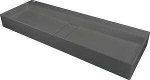 Deante Blur, granitové umývadlo na dosku 1000x400x120 mm, antracitová metalíza, DEA-CQB_TU1S