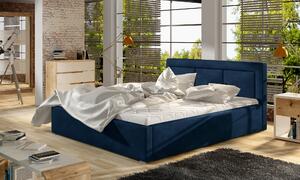 Moderná posteľ Bregen 180x200cm, modrá