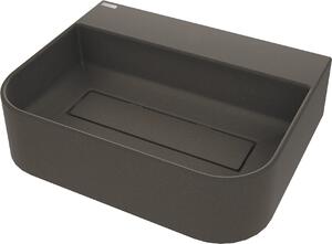 Deante Arnika, granitové umývadlo na dosku 505x405x135 mm, antracitová, DEA-CQA_TU5S