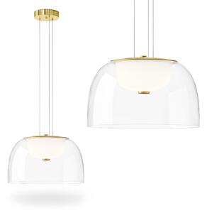 Toolight Toolight, LED závesné svietidlo 12W, 4000K, 1000lm, APP1690-1PC B, zlatá, OSW-04370