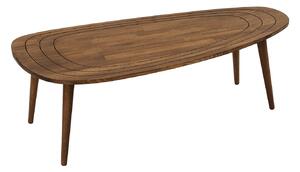 Dizajnový konferenčný stolík Garnet 115 cm orech