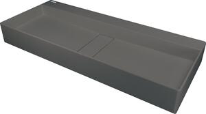 Deante Blur, granitové umývadlo na dosku 800x400x120 mm, antracitová metalíza, DEA-CQB_TU8S