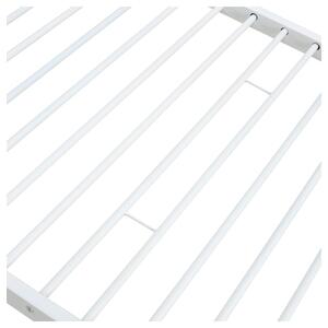 Poschodová posteľ BENKY biela, 90x200 cm