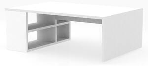 Dizajnový konferenčný stolík Balius 90 cm biely