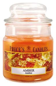 PRICE´S MINI sviečka v skle Amber - horenie 30h