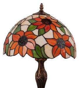Brilagi - Tiffany vitrážová stolná lampa SUNFLOWER 1xE27/60W/230V