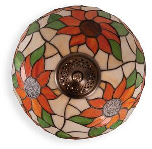 Brilagi - Tiffany vitrážová stolná lampa SUNFLOWER 2xE27/60W/230V