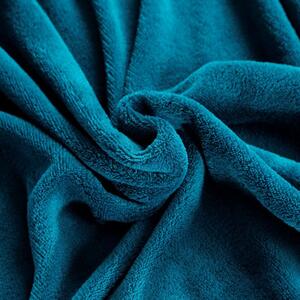 Jemná tyrkysová deka SIMPLE 150x200 cm