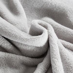 Jemná strieborná deka SIMPLE 150x200 cm