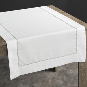 Biela štóla na stôl LIVIA 70x150 cm