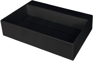 Deante Correo, granitové umývadlo na dosku 600x400x130 mm, čierna, DEA-CQR_NU6M