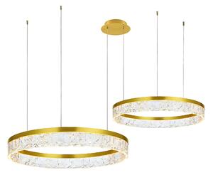 Toolight Toolight, LED závesné osvetlenie, 60W, 3000K, 3500lm, LHJ048-CP2, zlatá, OSW-50023