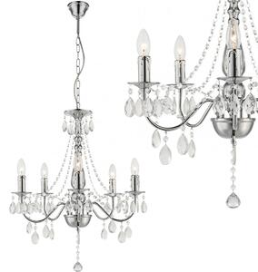 Toolight Toolight, stropné svietidlo 5xE14, EBT014-5CP, chróm, OSW-01249