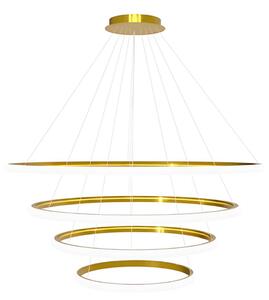 Toolight Toolight, závesná lampa 100cm, LHJ009-CP4, zlatá, OSW-50072