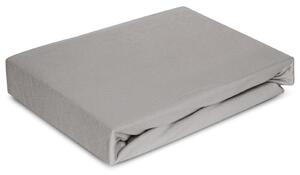 JERSEY PRESTIERADLO JERS4 220X240 CM, VÝŠKA 30 CM STRIEBORNÉ