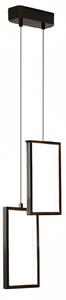 Toolight Toolight, LED závesné osvetlenie, 12W, 3000K, 3500lm, LHJ085-2CP, čierna, OSW-50059