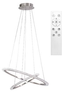 Toolight Toolight, LED závesné osvetlenie 60cm, 38W, 3500lm + diaľkové ovládanie, LHJ045-CP2, brúsená oceľ, OSW-50050