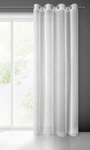 Biela záclona SONIA so štruktúrou jemného dažďa 140x250 cm