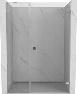 Mexen Lunar-B, pravé otočné sprchové dvere 110 cm, číre sklo, chrómový profil, 832S-110-050-01-00-P