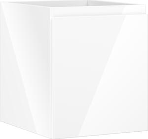 Mexen Orio, kúpeľňová skrinka 40 cm, 1 zásuvka, biela lesklá, 91A10-04047-1-BF00