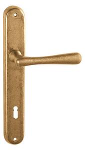 Dverové kovanie TWIN ELEGANT BA 1220 (SM) - BB kľučka-kľučka otvor pre obyčajný kľúč/SM (staromosaz)