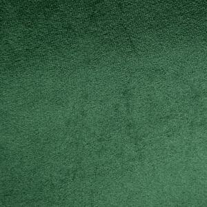 Zelený zamatový záves na páske PIERRE 140x300 cm