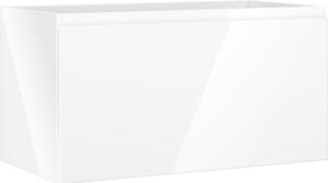 Mexen Orio, kúpeľňová skrinka 90 cm, 1 zásuvka, biela lesklá, 91A10-09047-1-BF00