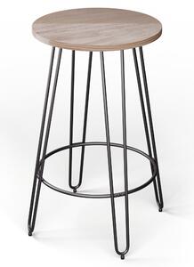Blumfeldt Bistro stôl Hamilton Ø60cm Drevený oceľový rám