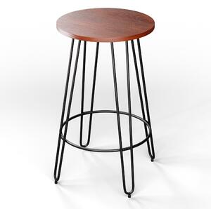 Blumfeldt Bistro stôl, Hamilton, Ø60cm, drevený oceľový rám
