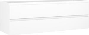 Mexen Orio, kúpeľňová skrinka pod umývadlo 140 cm, 2 zásuvky, biela matná, 91A10-14047-2-BFF01