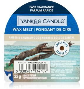 Yankee Candle Amber & Sandalwood vosk do aromalampy 22 g