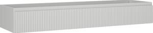 Mexen Rivel, kúpeľňová skrinka 160 cm, 1 zásuvka, drážkovaná, sivá matná, 91A20-16023-1-BF62
