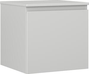 Mexen Orio, kúpeľňová skrinka 50 cm s hornou časťou, 1 zásuvka, sivá matná, 91A10-05047-1-BFC62