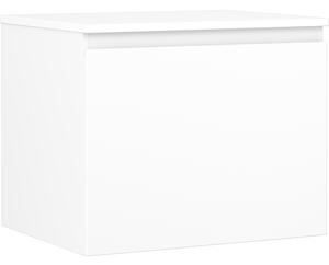 Mexen Orio, kúpeľňová skrinka 60 cm s hornou časťou, 1 zásuvka, biela matná, 91A10-06047-1-BFC01